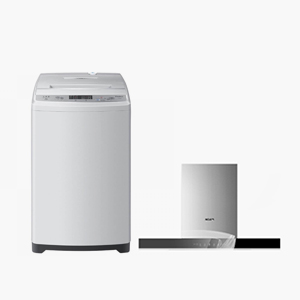 （波轮洗衣机+油烟机）不拆机清洗